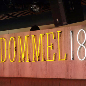 Letters in neon - Dommel 18 Eindhoven