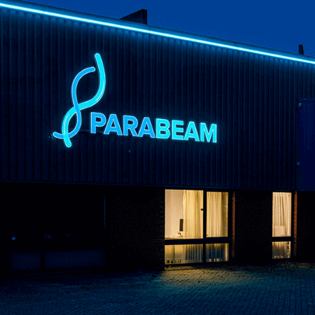 Led lichtreclame voor Parabeam - portfolio 3