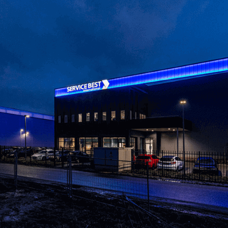 Led lichtreclame voor Service Best - portfolio 2