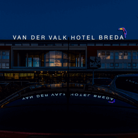 Led lichtreclame Van der Valk Hotel Breda Brouwers Reklame Veldhoven