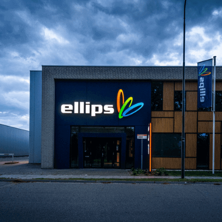 Led lichtreclame voor Ellips