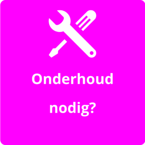 Onderhoud nodig mobiel