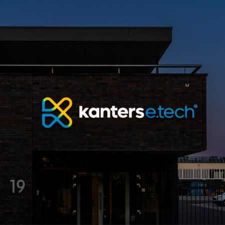 Led lichtreclame voor Kanters e.tech