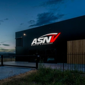 Led lichtreclame voor ASNV - Brouwers Reklame - logo vanaf rechts