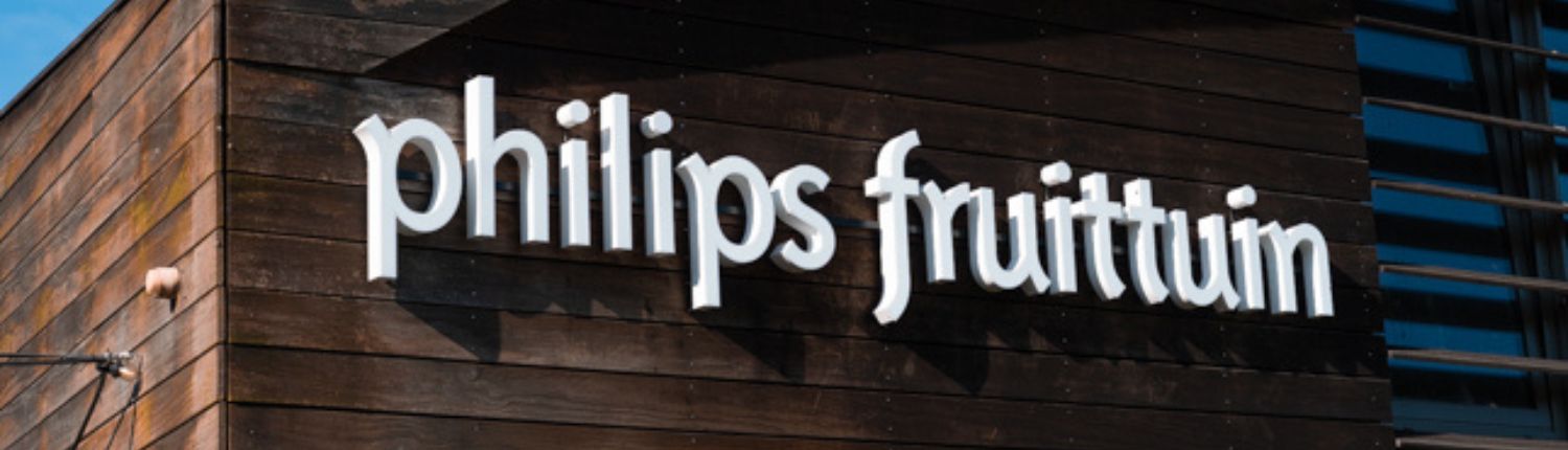 Led lichtreclame Philips Fruittuin Eindhoven - Brouwers Reklame - close-up