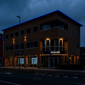 Led lichtreclames Maas Makelaars - Eindhoven - galerie Brouwers Reklame